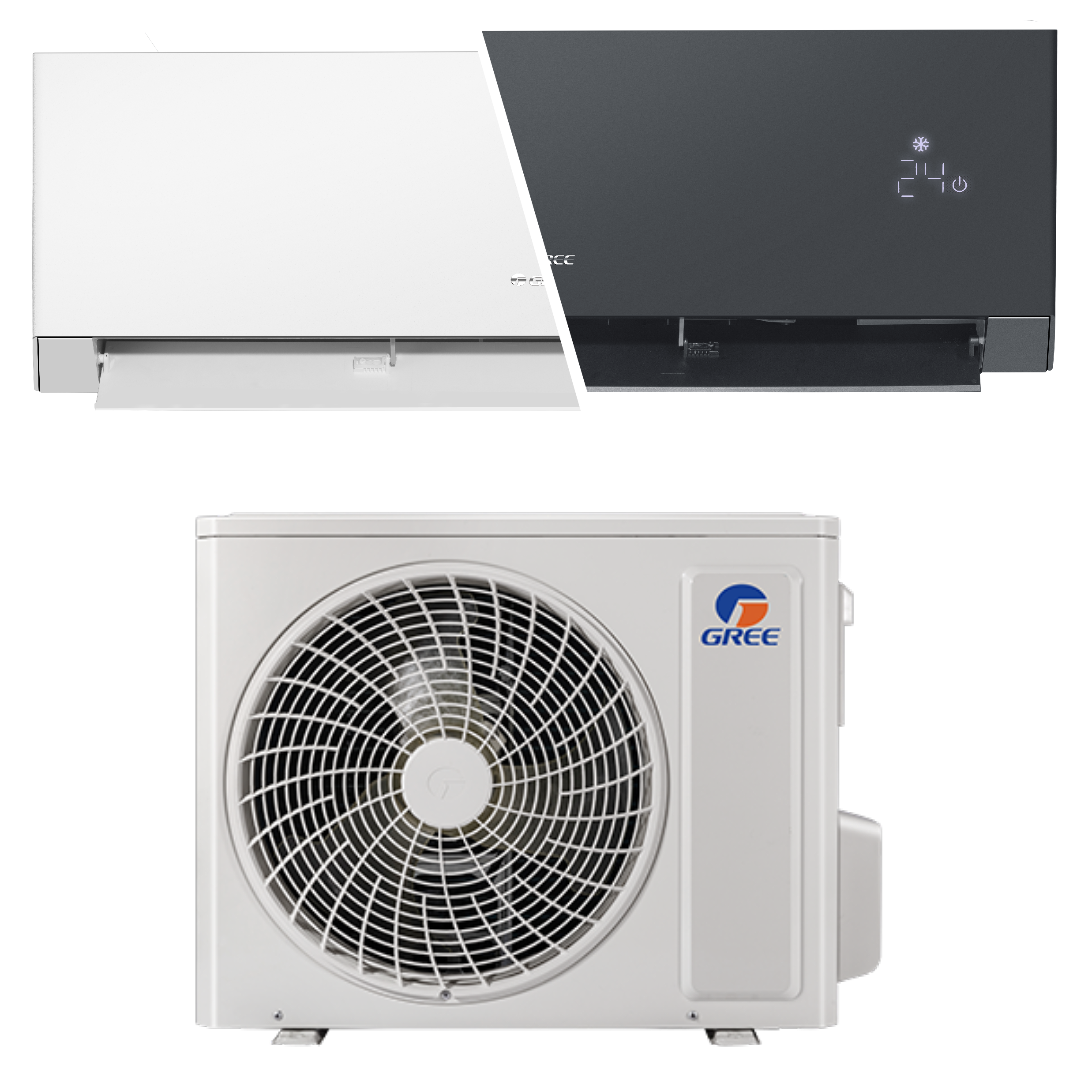 GREE CLIVIA A+++ Wİ-Fİ 12.000 BTUh İNVERTER KLİMA - BEYAZ-SİYAH