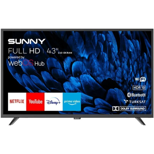 SUNNY 43'' FHD WEBOS SMART UYDULU MAGIC KUMANDALI TV