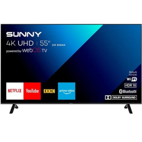 SUNNY 55'' UHD WEBOS UYDULU MAGIC KUMANDALI