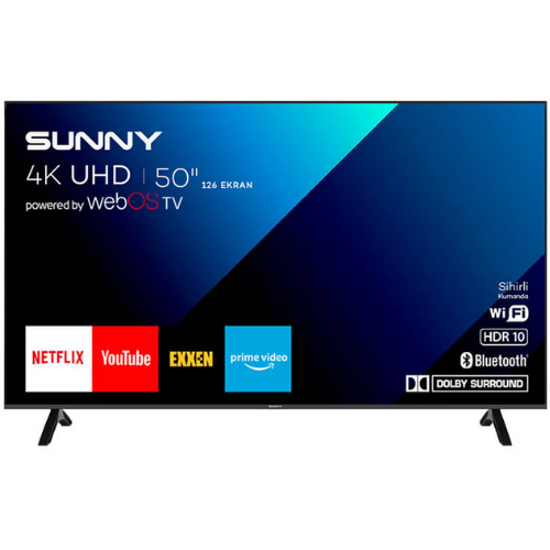 SUNNY 50'' UHD WEBOS UYDULU MAGIC KUMANDALI