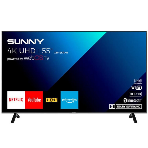 SUNNY 55'' UHD WEBOS UYDULU MAGIC KUMANDALI 